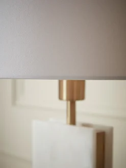 Cox & Cox Table Lamps<Marble & Brass Table Lamp