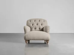 Cox & Cox Armchairs & Loveseats<Margeaux Armchair - Birch Linen Cotton Blend 2