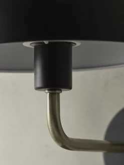 Cox & Cox Wall Lights<Metal Dome Wall Light - Black