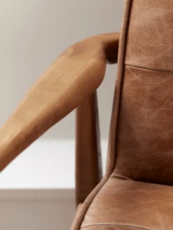 Cox & Cox Armchairs & Loveseats<Mid Century Armchair - Leather