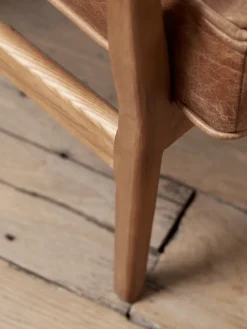 Cox & Cox Armchairs & Loveseats<Mid Century Armchair - Leather