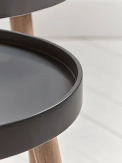 Cox & Cox Side Tables<Mila Side Tables - Charcoal