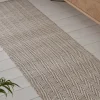 Cox & Cox Rugs|Rugs<Natural Chevron Flatweave Runner