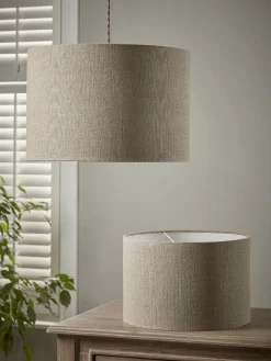 Cox & Cox Shades<Natural Linen Textured Shade