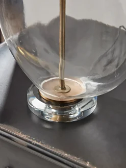 Cox & Cox Table Lamps<Navy & Brass Table Lamp