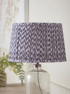 Cox & Cox Shades<Navy Tapered Chevron Shade