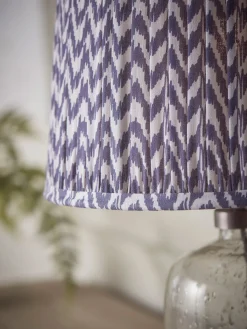 Cox & Cox Shades<Navy Tapered Chevron Shade