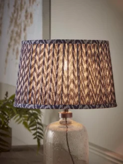 Cox & Cox Shades<Navy Tapered Chevron Shade