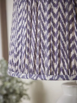 Cox & Cox Shades<Navy Tapered Chevron Shade