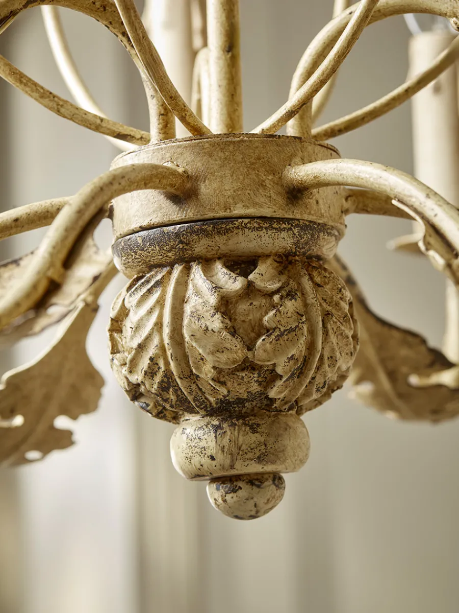 Cox & Cox Chandeliers & Decorative Lighting<Nine Arm Leaf Chandelier