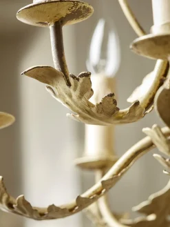 Cox & Cox Chandeliers & Decorative Lighting<Nine Arm Leaf Chandelier