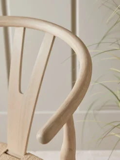 Cox & Cox Dining Chairs<Oak Bow Back Dining Chair