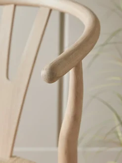 Cox & Cox Dining Chairs<Oak Bow Back Dining Chair