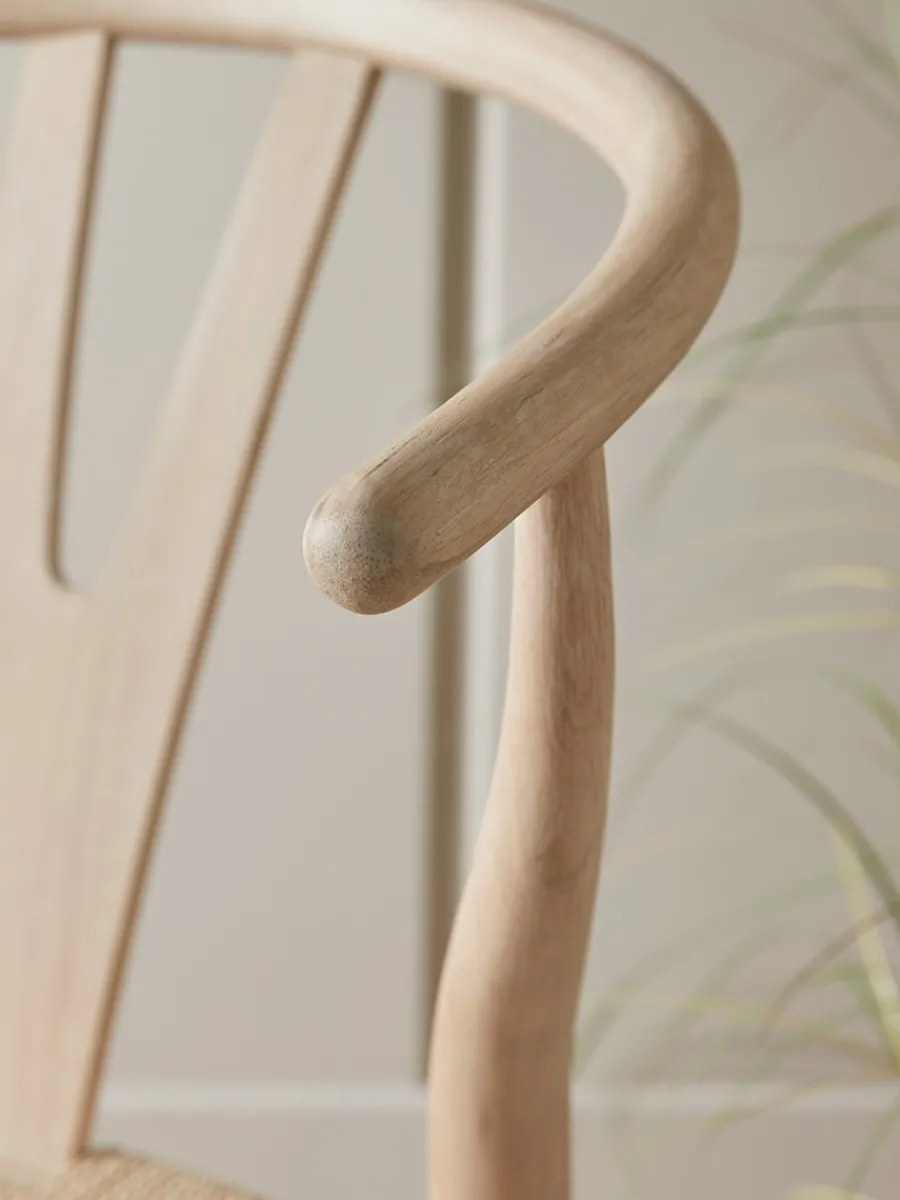 Cox & Cox Dining Chairs<Oak Bow Back Dining Chair