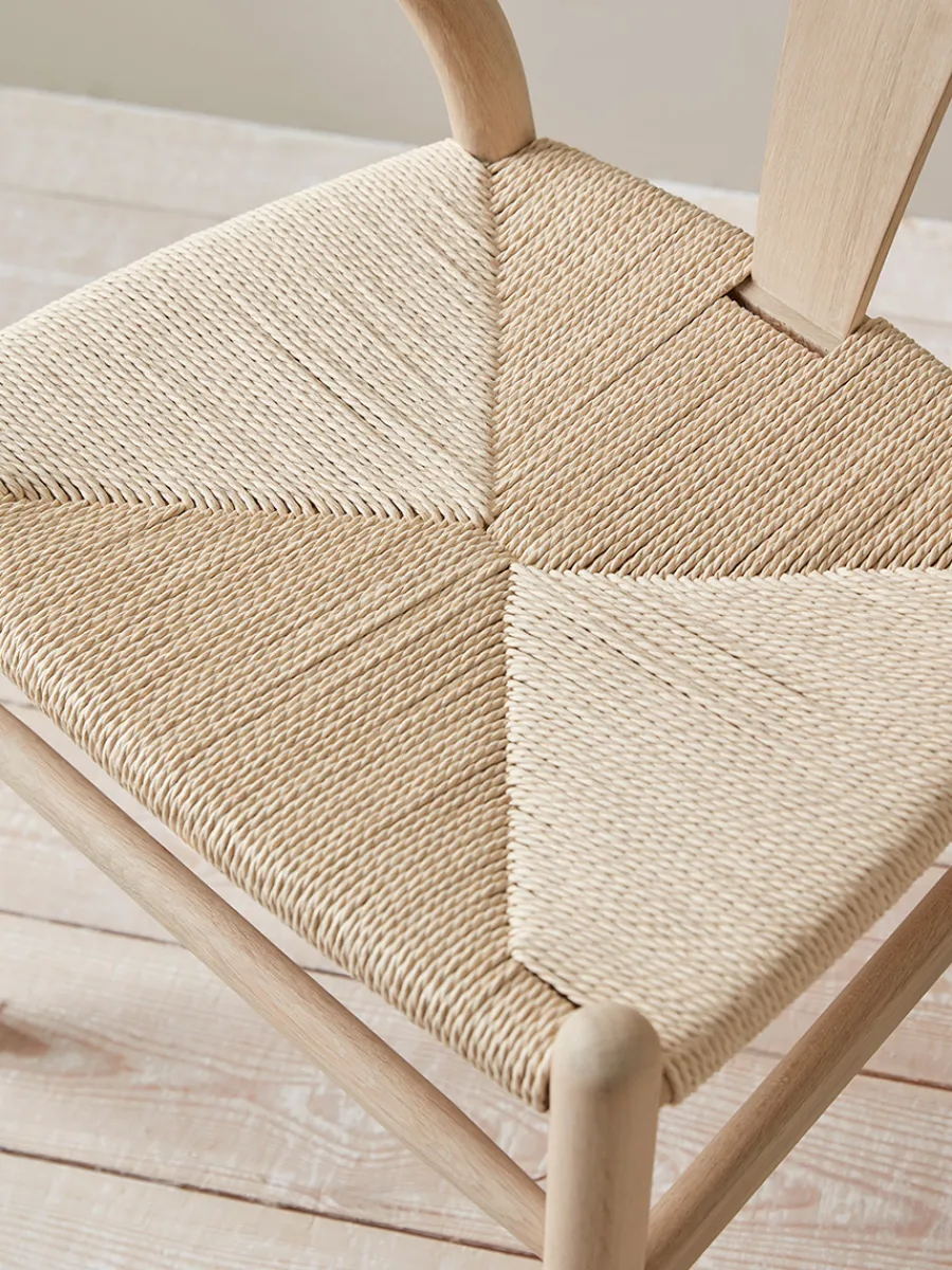 Cox & Cox Dining Chairs<Oak Bow Back Dining Chair