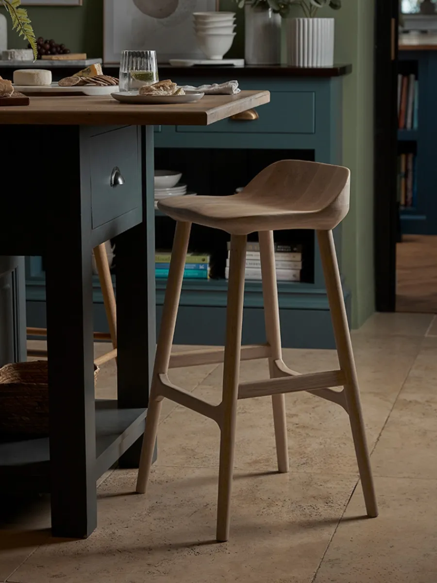 Cox & Cox Stools<Oak Counter Stool