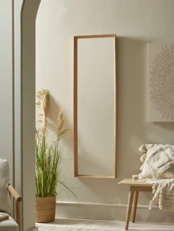 Cox & Cox Wall Mirrors<Oak Deep Framed Mirror - Full Length