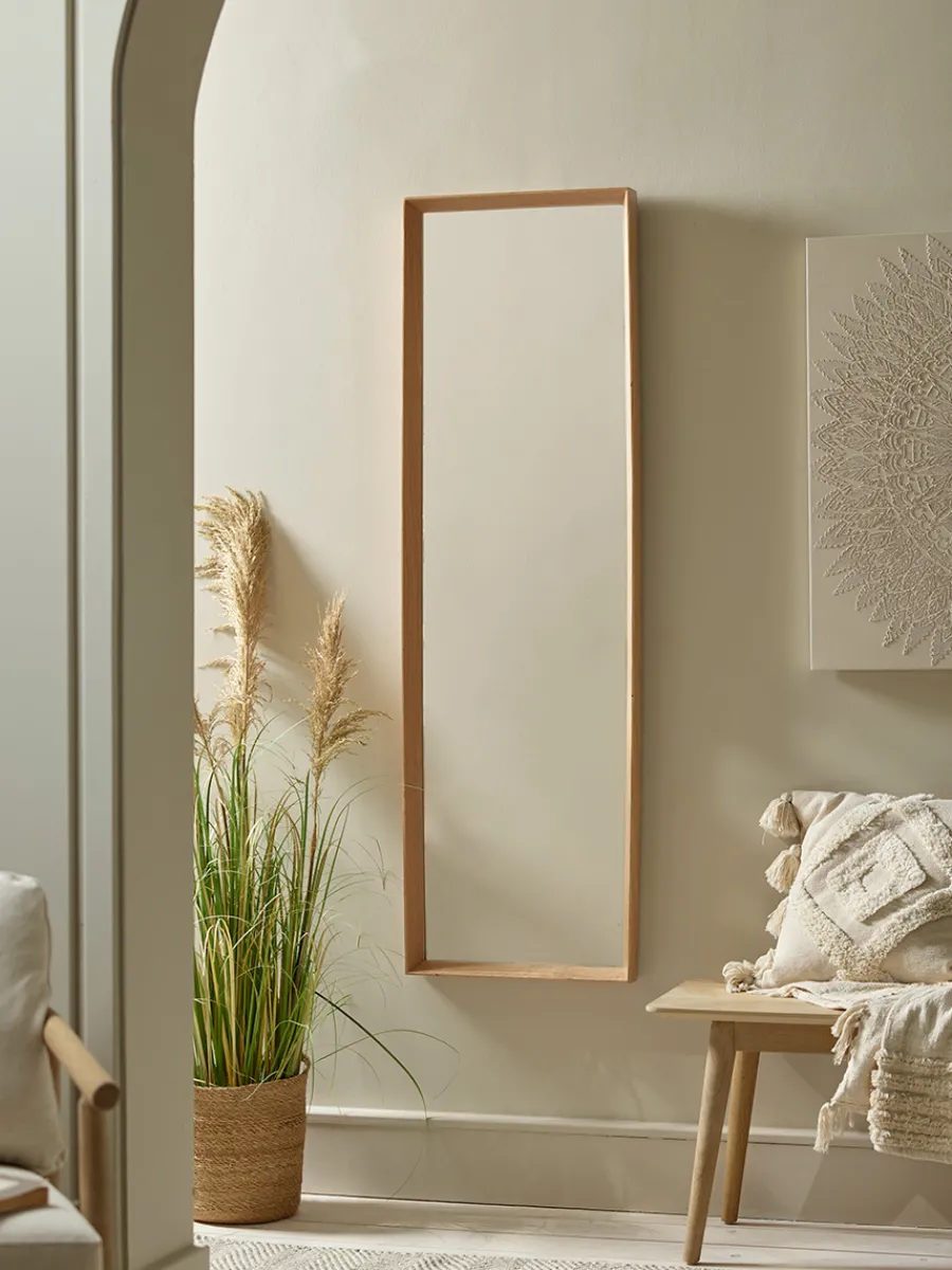 Cox & Cox Wall Mirrors<Oak Deep Framed Mirror - Full Length