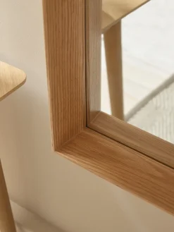 Cox & Cox Full Length Mirrors<Oak Deep Framed Mirror - Oversized