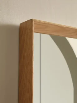 Cox & Cox Full Length Mirrors<Oak Deep Framed Mirror - Oversized