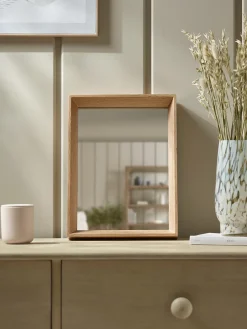 Cox & Cox Wall Mirrors<Oak Deep Framed Mirror - Square