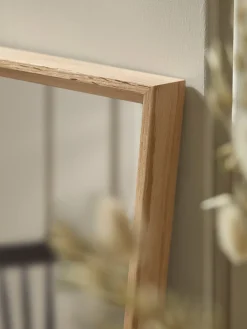 Cox & Cox Wall Mirrors<Oak Deep Framed Mirror - Square