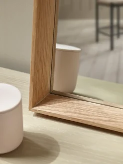 Cox & Cox Wall Mirrors<Oak Deep Framed Mirror - Square