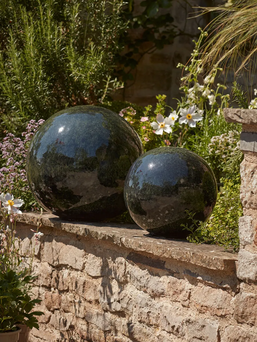 Cox & Cox Decorative Outdoors<Olive Glazed Orb