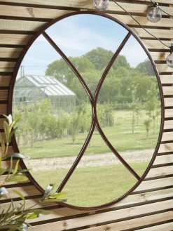 Cox & Cox Outdoor Garden Mirrors|Outdoor Garden Mirrors<Outdoor Geometric Wall Mirror