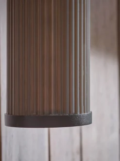 Cox & Cox Wall Lights<Outdoor Round Ribbed Wall Light