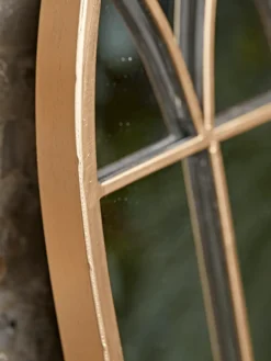 Cox & Cox Outdoor Garden Mirrors|Outdoor Garden Mirrors<Outdoor Small Gold Gothic Mirror