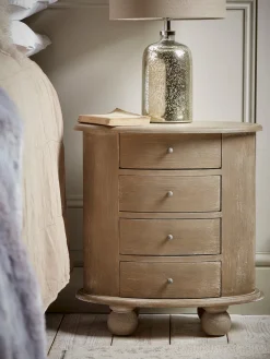 Cox & Cox Bedside Tables|Bedside Tables<Oval Bedside Table