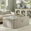 Cox & Cox Ottomans, Footstools & Pouffes<Oversized French Stripe Storage Ottoman