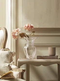 Cox & Cox Vases<Painterly Stripe Petal Vase - Blush