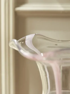 Cox & Cox Vases<Painterly Stripe Petal Vase - Blush