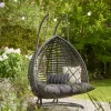 Cox & Cox Outdoor Hanging Chairs & Statement Chairs<Paxos Teardrop Hanging Snuggler