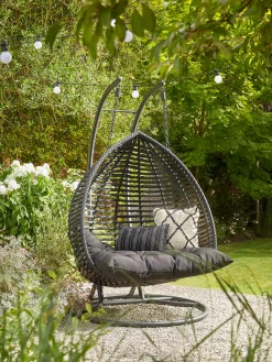Cox & Cox Outdoor Hanging Chairs & Statement Chairs<Paxos Teardrop Hanging Snuggler