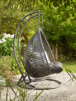 Cox & Cox Outdoor Hanging Chairs & Statement Chairs<Paxos Teardrop Hanging Snuggler