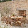 Cox & Cox Outdoor Dining Tables & Chairs<Positano Cross Legged Dining Table