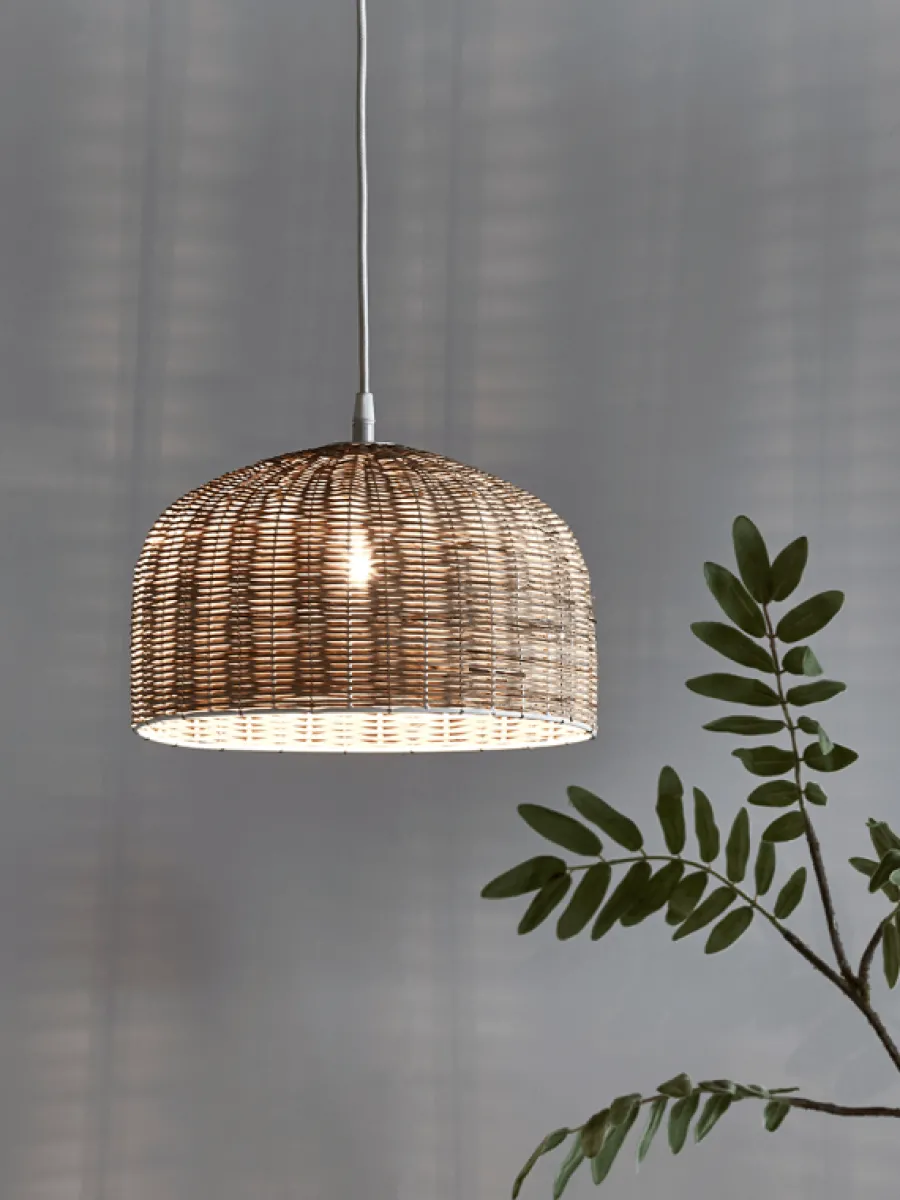 Cox & Cox Pendants<Rattan Dome Pendant