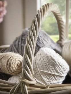 Cox & Cox Bags & Baskets<Rattan Handled Storage Basket