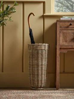 Cox & Cox Coat & Umbrella Stands<Rattan Umbrella Basket