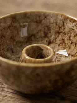 Cox & Cox Candle Holders<Reactive Glaze Dinner Candle Holder