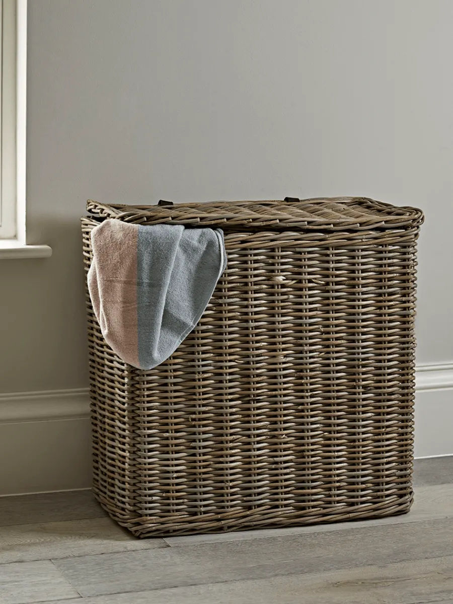 Cox & Cox Laundry Baskets|Laundry Baskets<Rectangle Rattan Laundry Basket