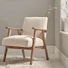 Cox & Cox Occasional Chairs|Armchairs & Loveseats<Relaxed Lounge Chair - Natural Linen