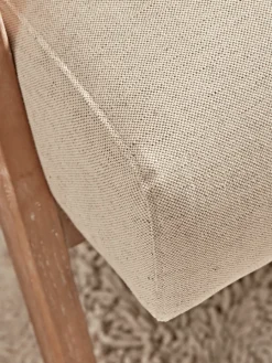 Cox & Cox Occasional Chairs|Armchairs & Loveseats<Relaxed Lounge Chair - Natural Linen