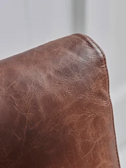 Cox & Cox Occasional Chairs|Armchairs & Loveseats<Relaxed Lounge Chair - Tan Leather