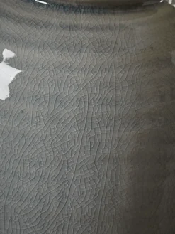 Cox & Cox Table Lamps|Bedside Lights<Ribbed Crackle Glaze Table Lamp