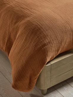 Cox & Cox Bedding|Bedding<Ribbed Duvet Set - King