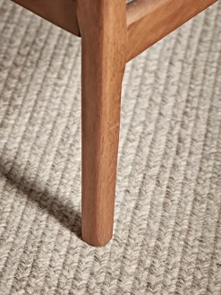 Cox & Cox Occasional Chairs|Armchairs & Loveseats<Ribbed Leather Armchair - Black